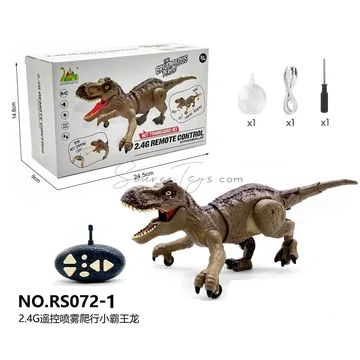 2.4G RC Spray Crawling T-Rex Dinosaur