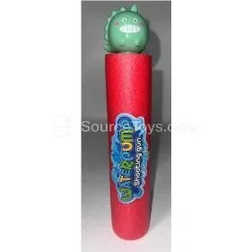 Cartoon Dinosaur 27cm Round Water Blaster (5cm Diameter) EVA Foam Pull-Type Water Gun Animal Head