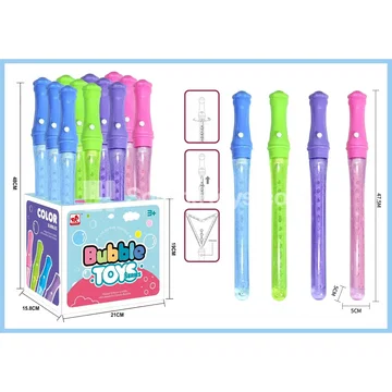 Triangular Porous Bubble-in-Bubble Foam Sword Bubble Wand