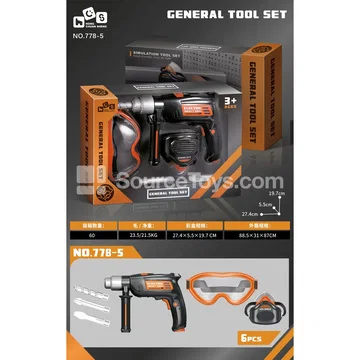 Pretend Play Educational Drill Tool Set