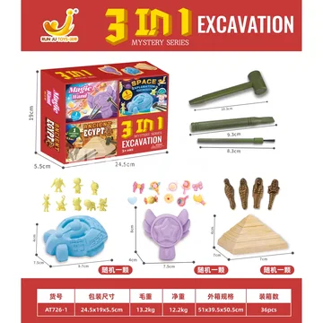Archaeology 3-in-1 Dig Kit